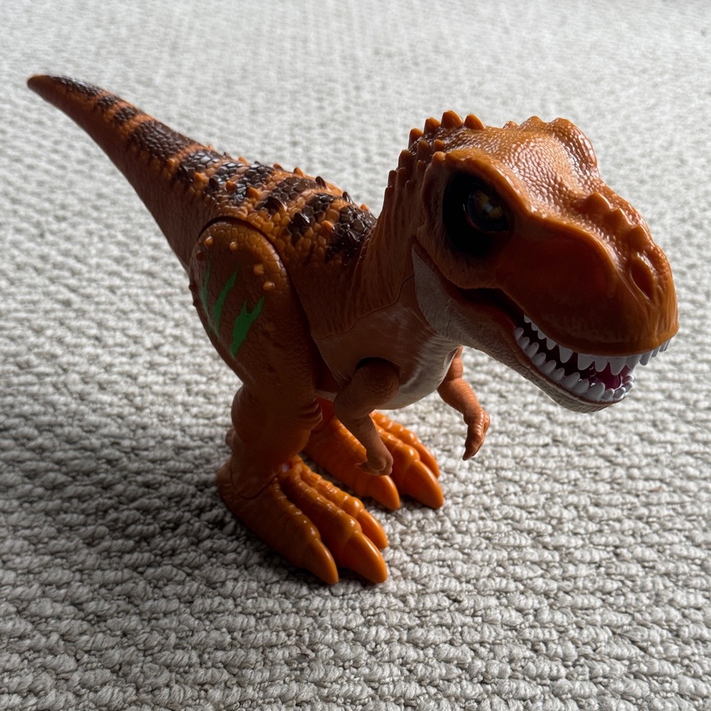 Orange Dinosaur Toy